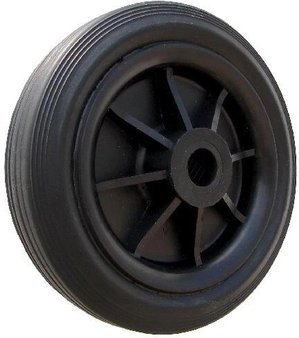 Replacement plastic wheel 160 mm with plain bearing