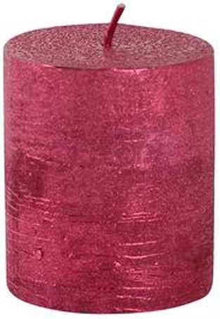 Rustic pillar candle 6 × 7 cm red PROVENCE