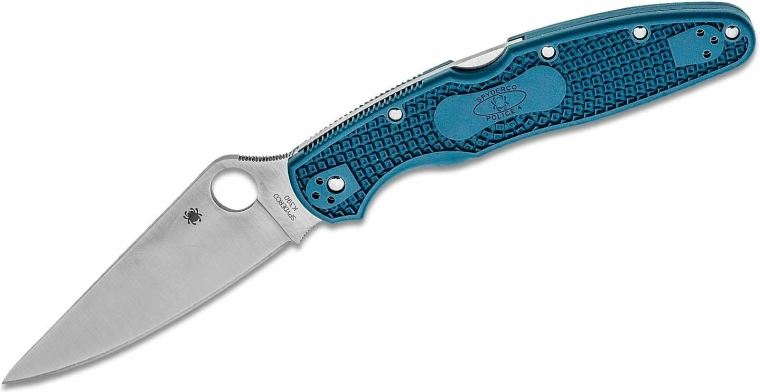 Spyderco Police 4 Lightweight kišeninis peilis K390, mėlyna FRN rankena