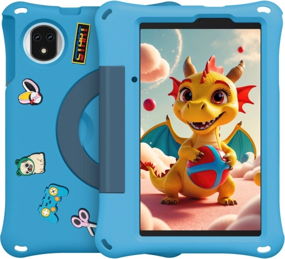 Vaikiškas planšetinis kompiuteris Tab A9 Pro Kids 8" 4G su dėklu, 4/128 GB, mėlynas