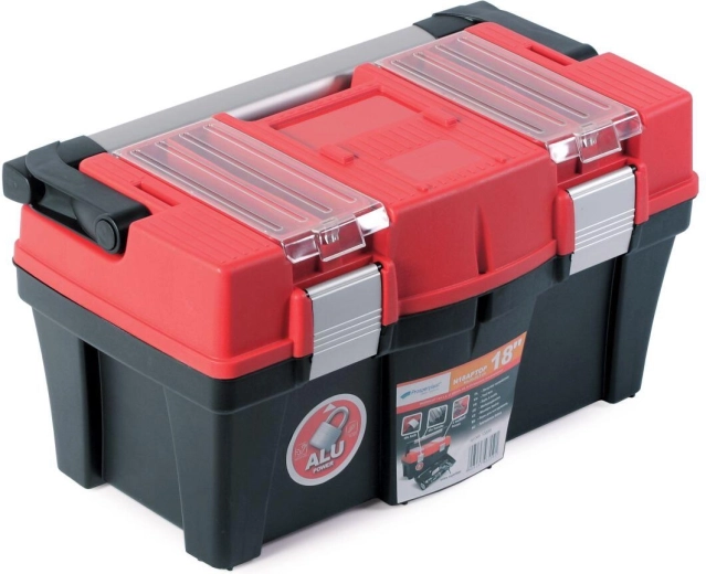 18" APTOP PLUS Tool Box, red‑black