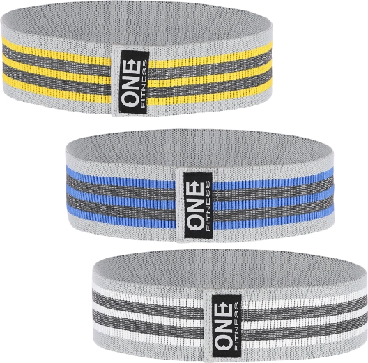 ONE Fitness 3-in-1 Hip Resistance Band Set