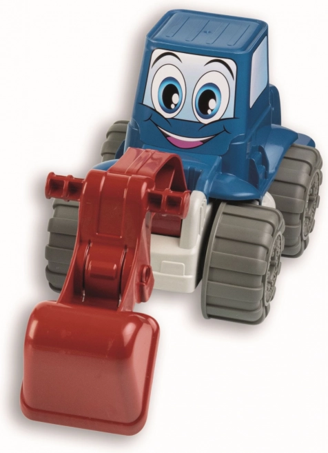 Androni perdirbtas linksmas ekskavatorius Happy Truck 36 cm