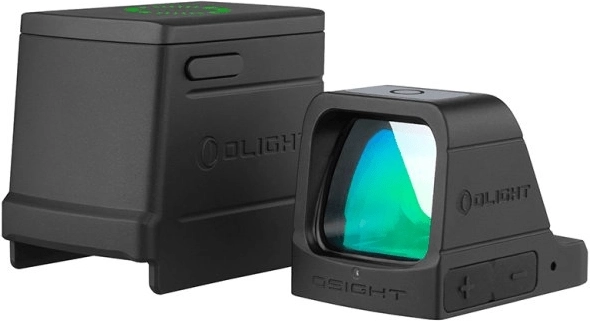Olight Osight GN žalias kolimatorius su įkrovimo dangteliu