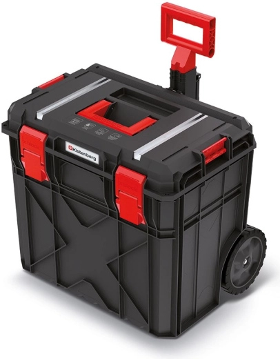 X-Block Tech Rolling Tool Case, Black, 546 × 380 × 510 mm