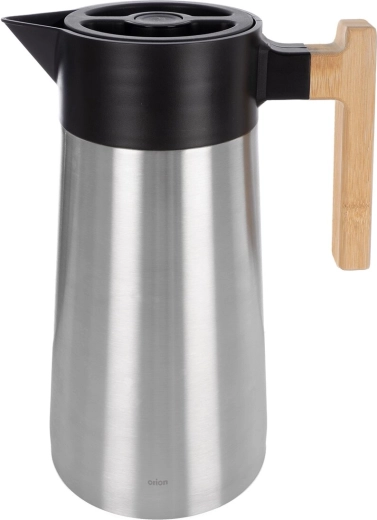 Termo termokonvė 2,1 l, nerūdijantis plienas/plastikas, sidabrinė