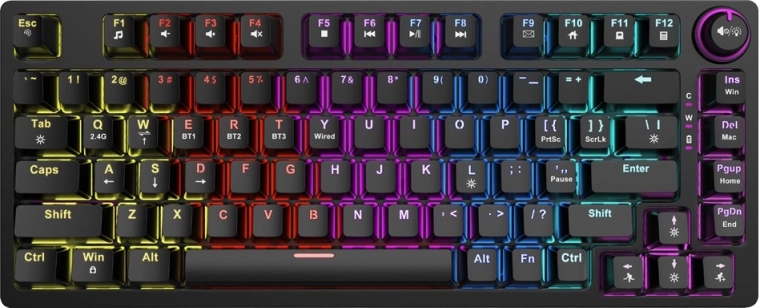 Wireless Mechanical Keyboard Savio Phenix Gateron Yellow
