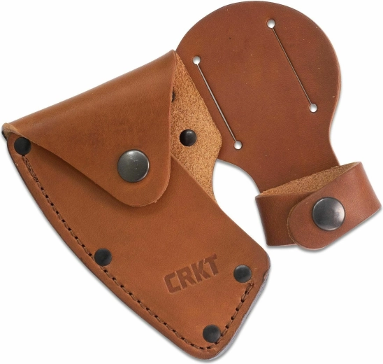 Rudas odinis dėklas kirviui CRKT Freyr