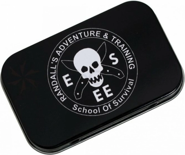 ESEE kišeninė metalinė išgyvenimo dėžutė 9,5 × 5,5 × 2 cm