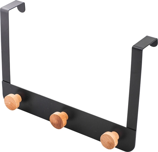 Three bamboo hooks for everyday use