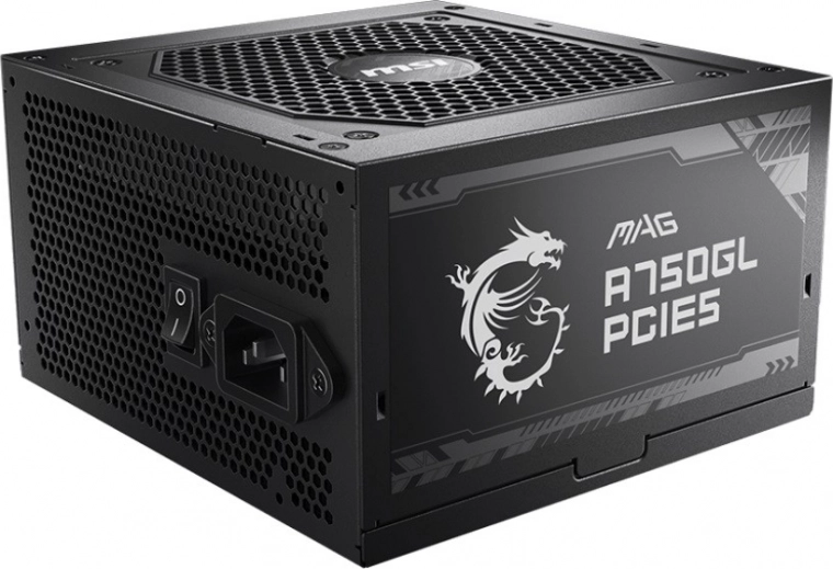 Power Supply MAG A750GL PCIE5 750W 80PLUS GOLD F. MODULAR
