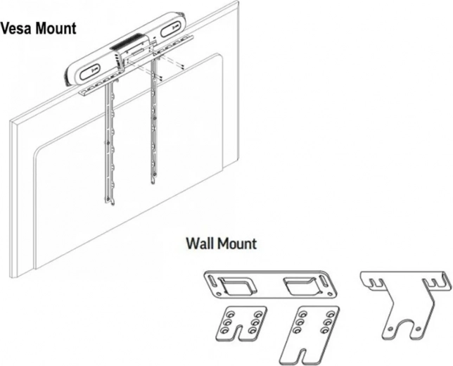 VESA Mount and Wall Bracket for Poly Studio X