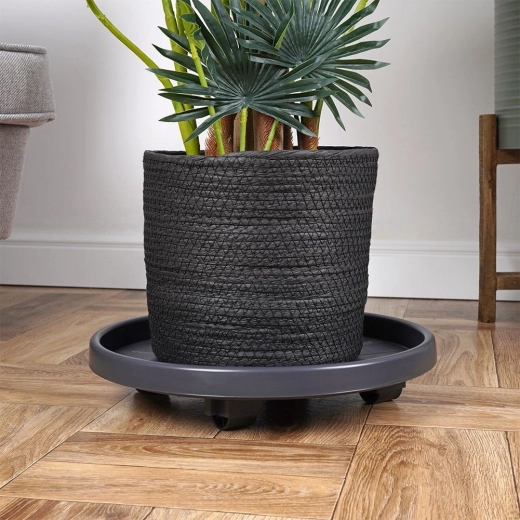 Easy moving of heavy flower pots