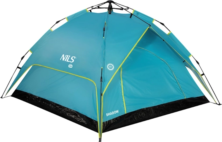 Automatinė palapinė NILS Camp Shadow 2in1, mėlyna (3 asmenims)