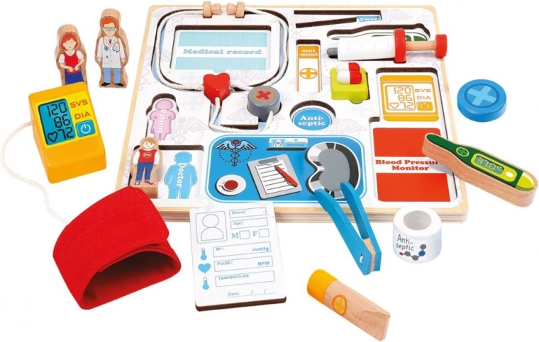 Bino insert puzzle – wooden medical organizer