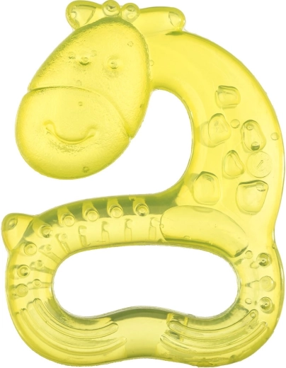 Cooling teether giraffe yellow