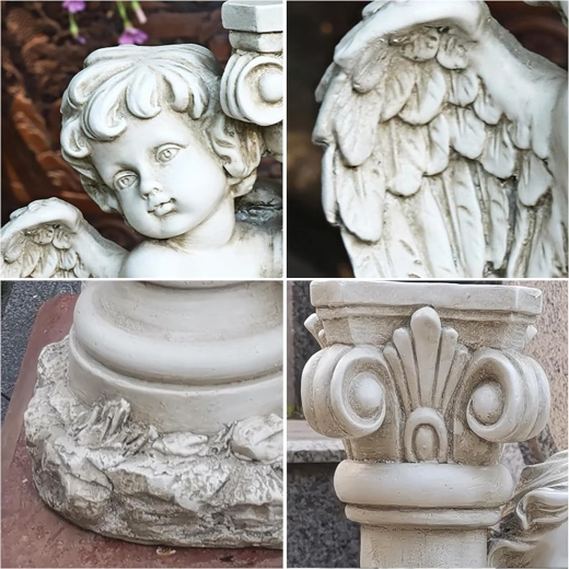 Dekoratyvinis angelas klasikiniu stiliumi