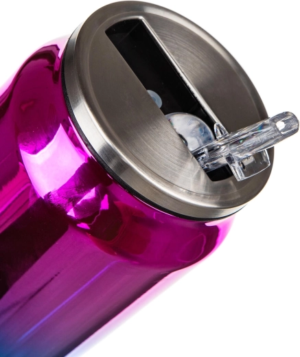 Practical lid with straw and seal