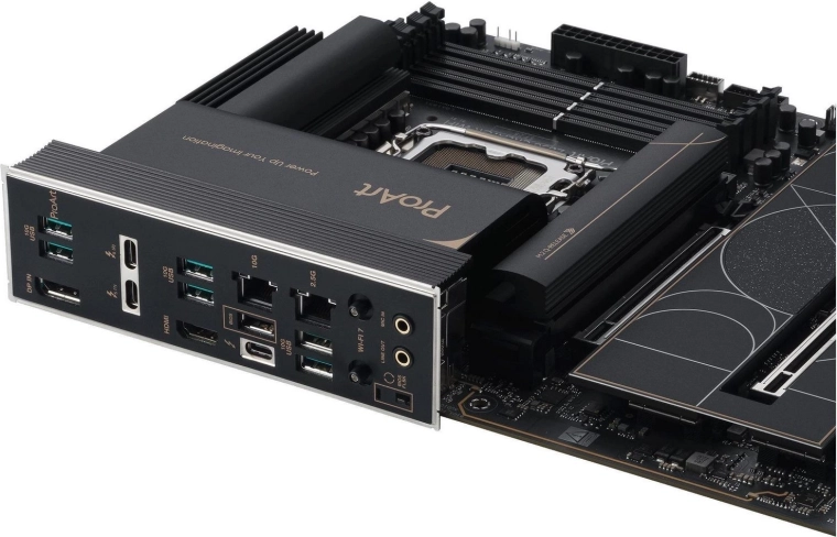Top‑tier connectivity: 2× Thunderbolt 5, 10G + 2.5G LAN, Wi‑Fi 7
