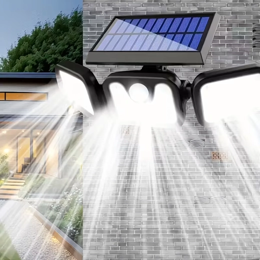 Plačiakampė ir ryški šviesa dėl 74 LED