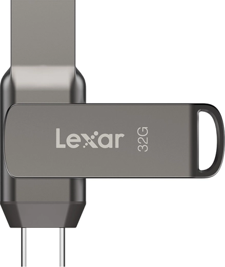 Lexar JumpDrive Dual Drive D400 USB 3.1 32 GB (USB-C + USB-A) - 1 piece