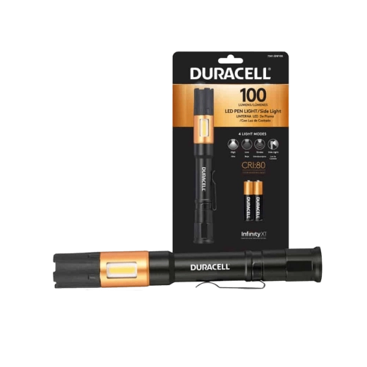 Duracell Pen Light DW100SE pocket flashlight 100 lm, 2× AAA