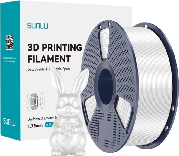 Sunlu PLA+ Silk filament white