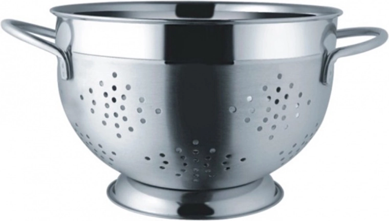 Stainless steel colander with handles 25 cm