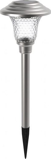 Saulės energija įkraunamų sodo įsmeigiamų šviestuvų rinkinys 42 cm, 6 vnt.
