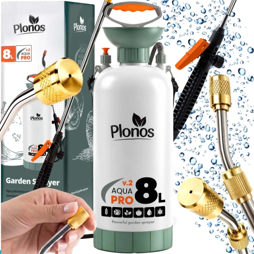 Handheld Pressure Sprayer 8 L Plonos Aqua Pro