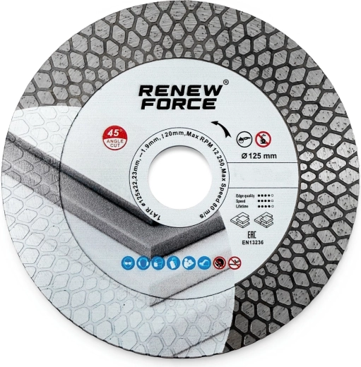 Ideal for 45° bevels and detail work