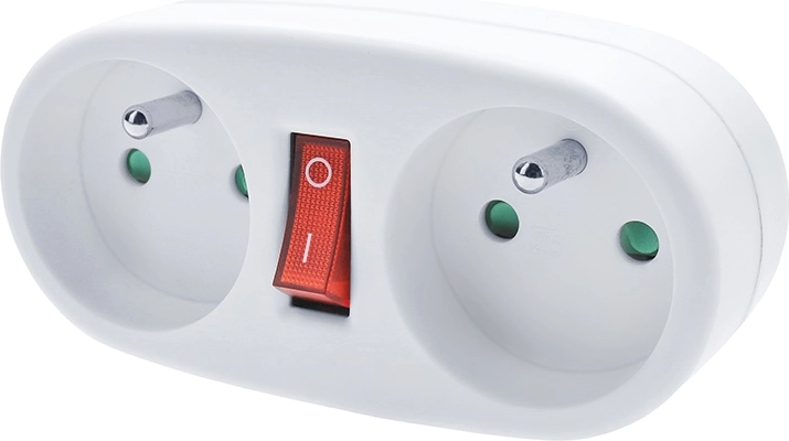 Two sockets in a compact body