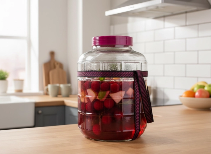 Didžiulė 18 l talpa vynui, limonadams ir fermentacijai