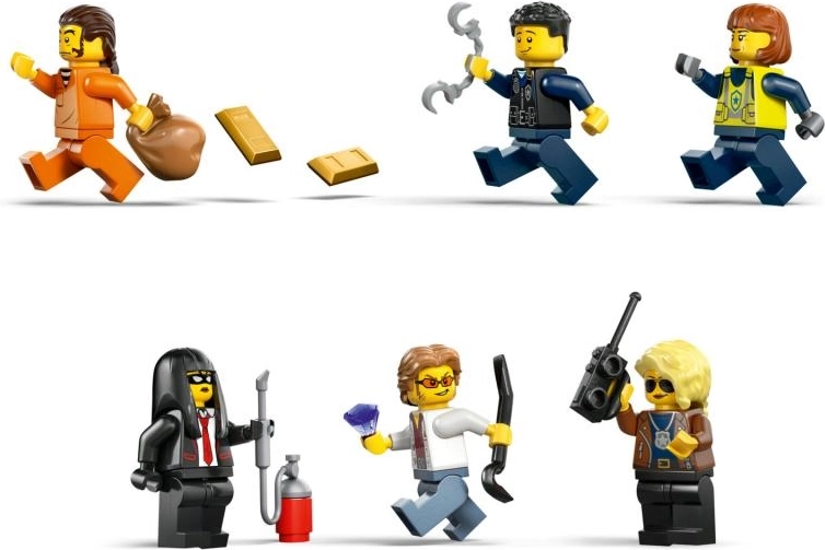 Complete play world with minifigures