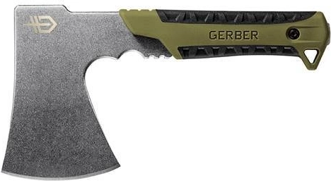 Gerber Pack Hatchet kompaktiškas kirvis flat sage green stonewash