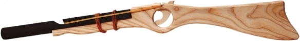 Wooden Rifle – large natural toy for little cowboys