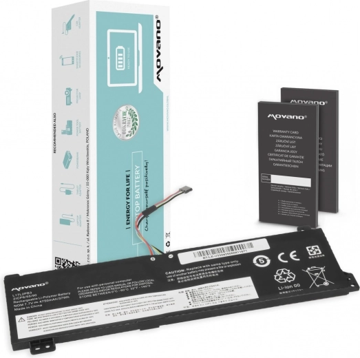 Movano laptop battery for Lenovo V130-15IGM / V330-15IKB / V530-14IKB / V530-15IKB (L17L2PB3) 4750 mAh 37 Wh