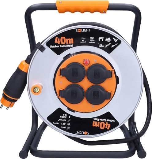 Durable metal reel for demanding use