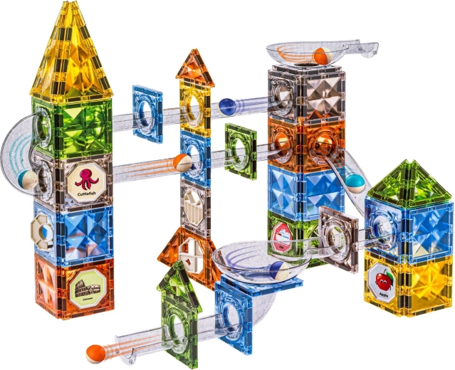 A custom marble run