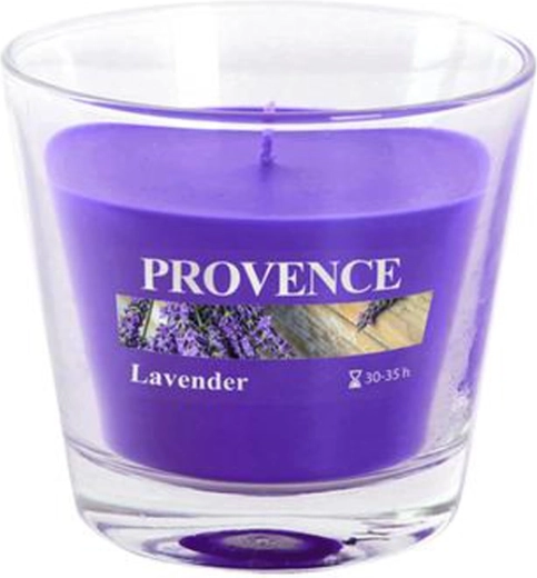 Scented glass candle lavender PROVENCE 35 hours