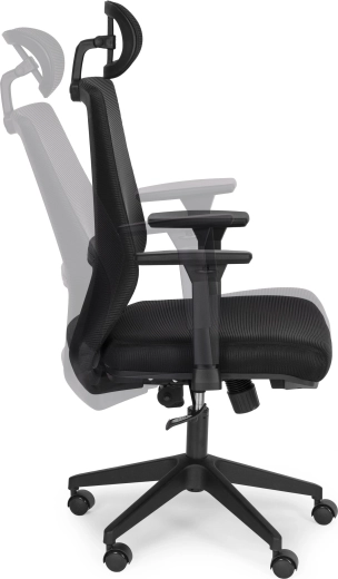 Supimosi ir pasvirimo mechanizmas su fiksatoriumi