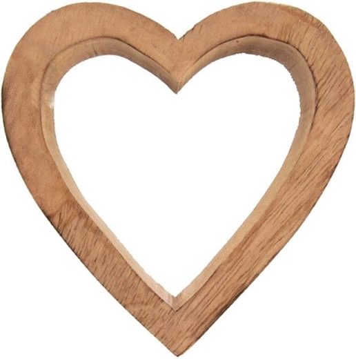 Mango Heart – wooden trinket dish 10 cm