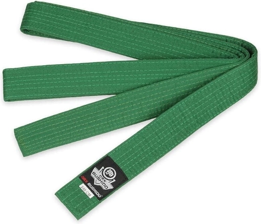 Kimono diržas DBX BUSHIDO OBI – Žalia 300 cm