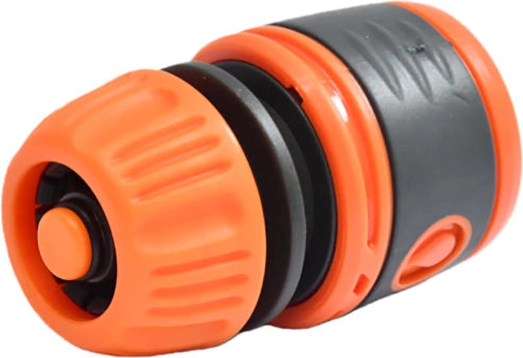 Quick connector with stop 1/2" soft