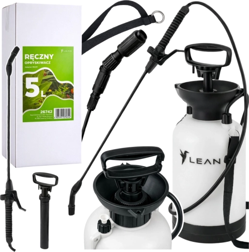 LEAN 5 L Hand Pressure Sprayer for Garden and Home
