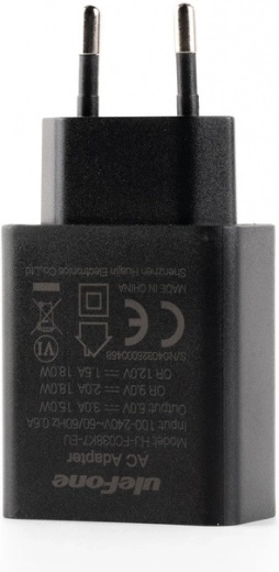 18 W greitojo įkrovimo įkroviklis Ulefone – USB‑A tinklo adapteris