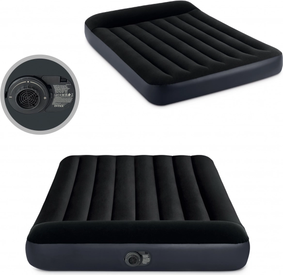 Velvet Bed Inflatable Mattress with Pump Intex 64148ND