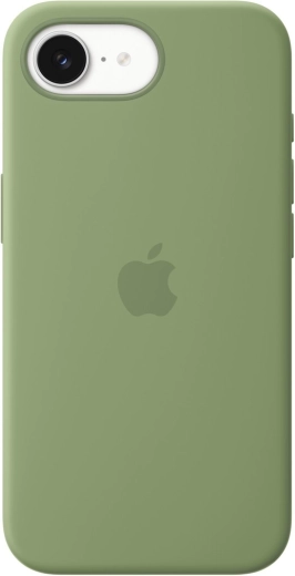 Silicone Case with MagSafe for iPhone 17e – Light Moss