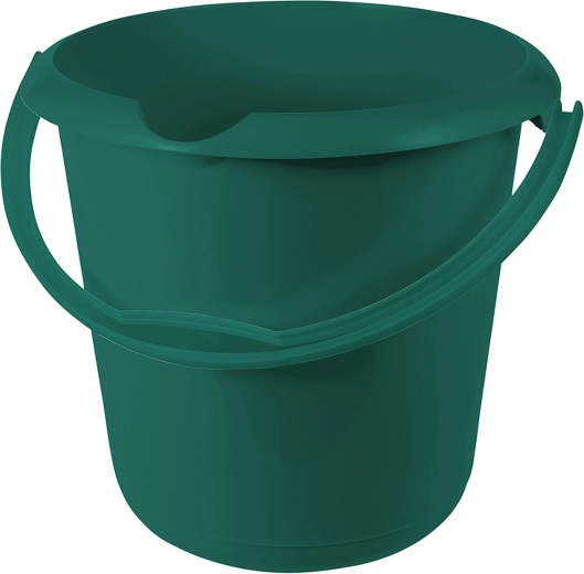 Plastikinis kibiras 5 l su matavimo skale ir snapeliu, spalvų miksas