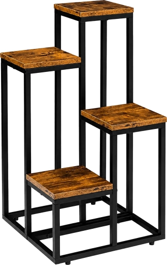 Flower stand, metal, 4 tiers, 68 cm - 1 piece